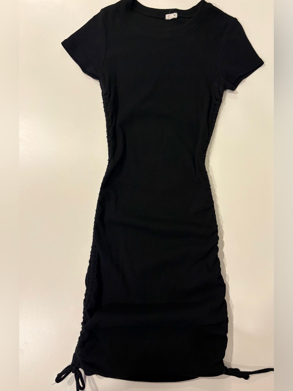 Garage Black Short-Sleeve Tee Dress